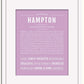 Frame Options | Lilac | White Frame, Matted