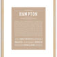 Hampton | Name Art Print