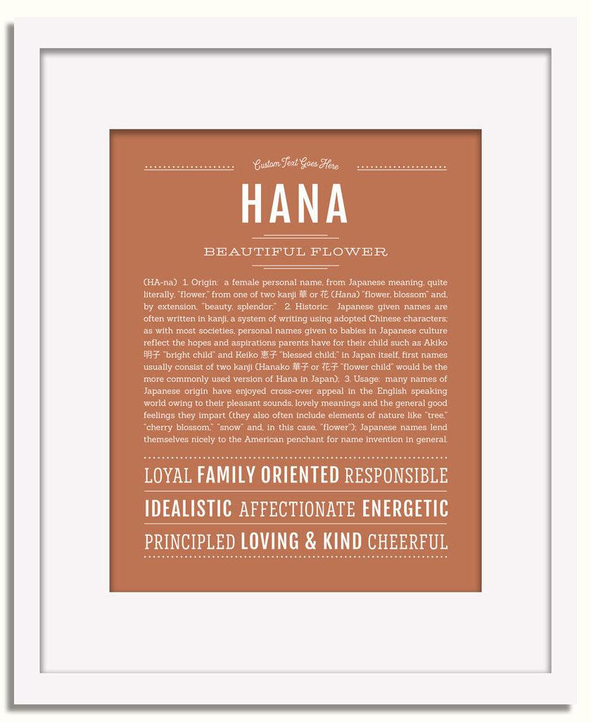 Frame Options | Terra Cotta | White Frame, Matted