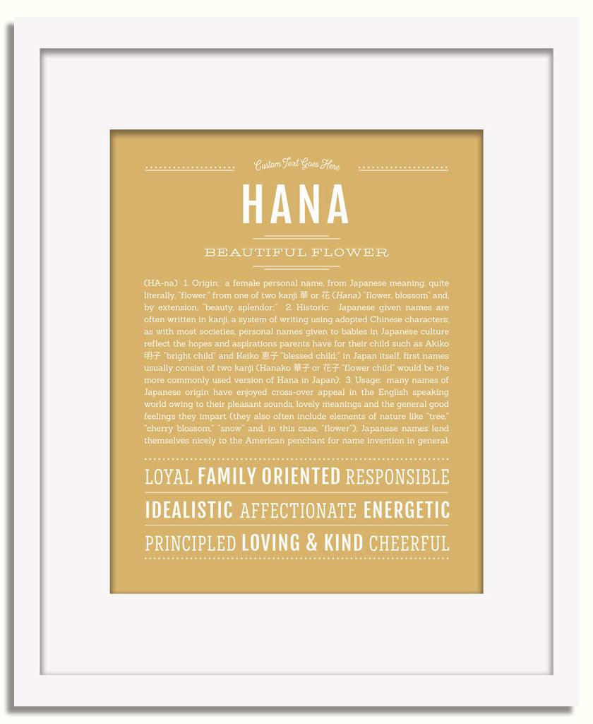 Frame Options | Matte Gold | White Frame, Matted