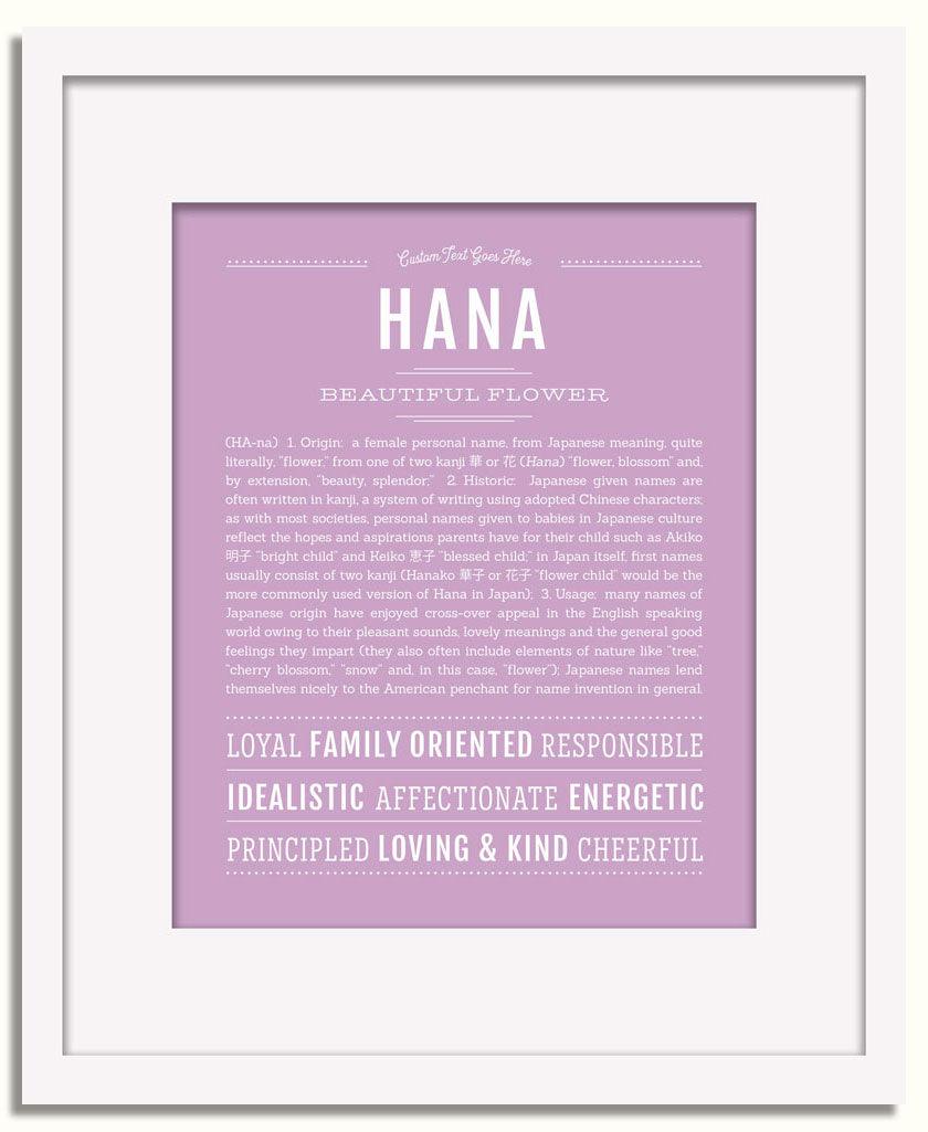 Frame Options | Lilac | White Frame, Matted