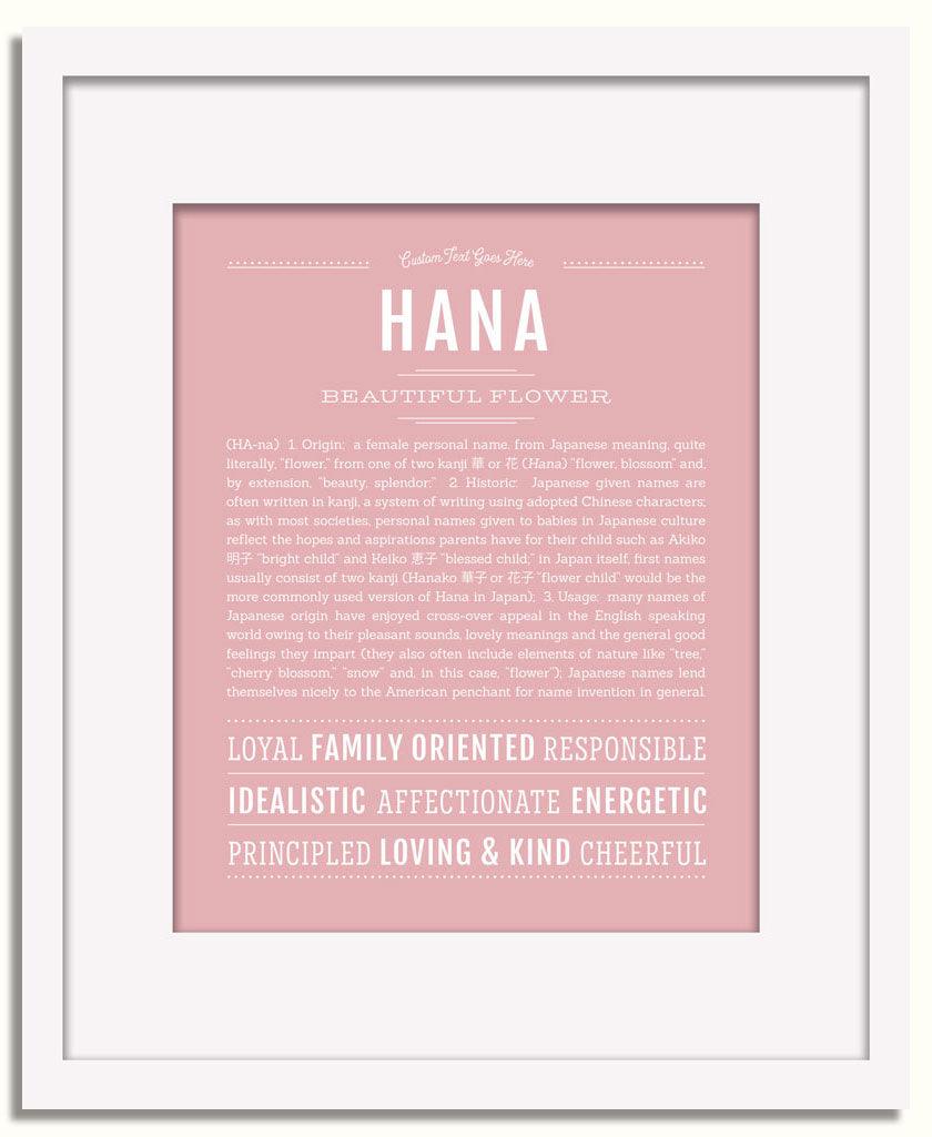 Frame Options | Dusty Rose | White Frame, Matted