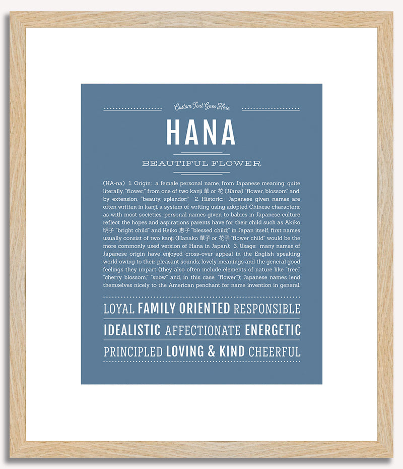 Hana | Name Art Print