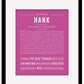 Frame Options | Dark Pink | Black Frame, Matted