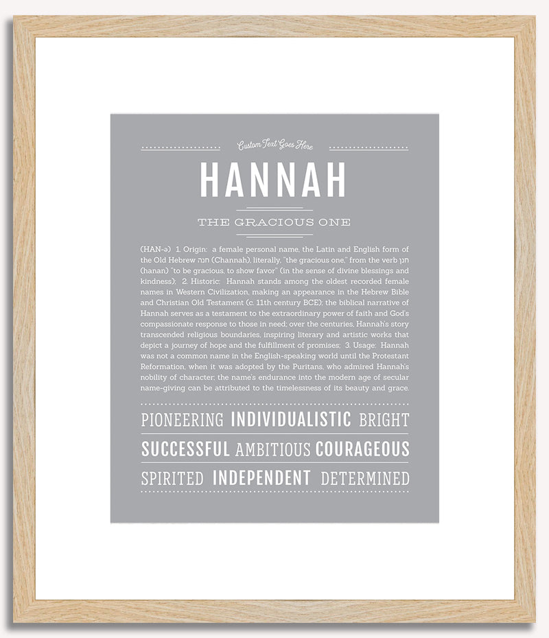 Hannah | Name Art Print