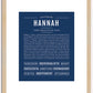 Hannah | Name Art Print