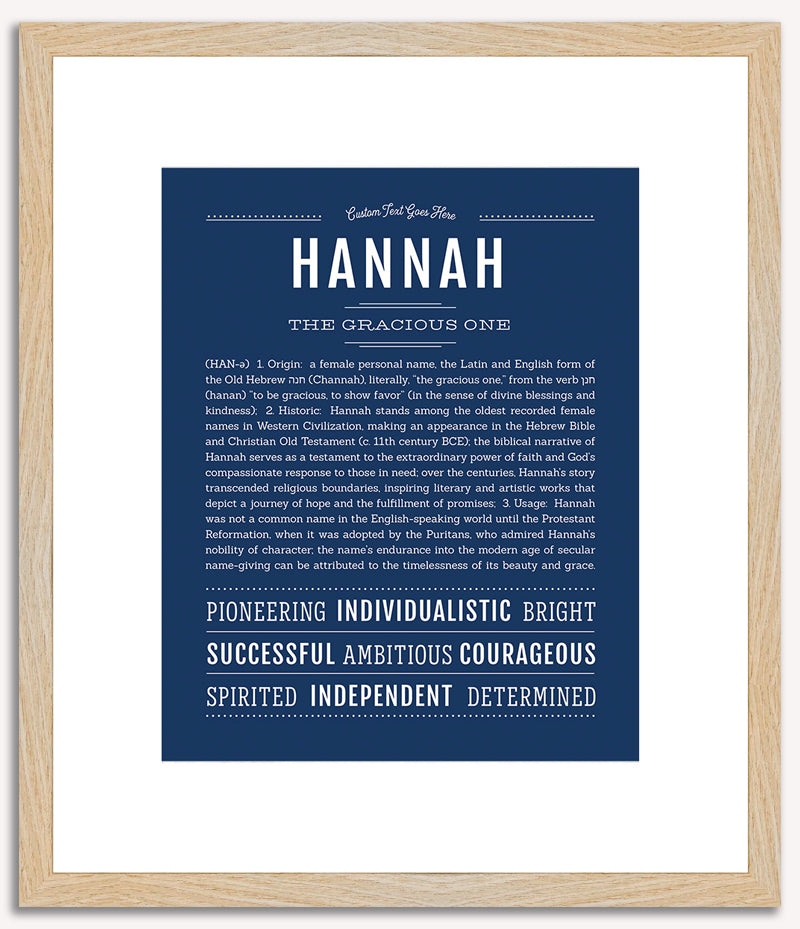 Hannah | Name Art Print