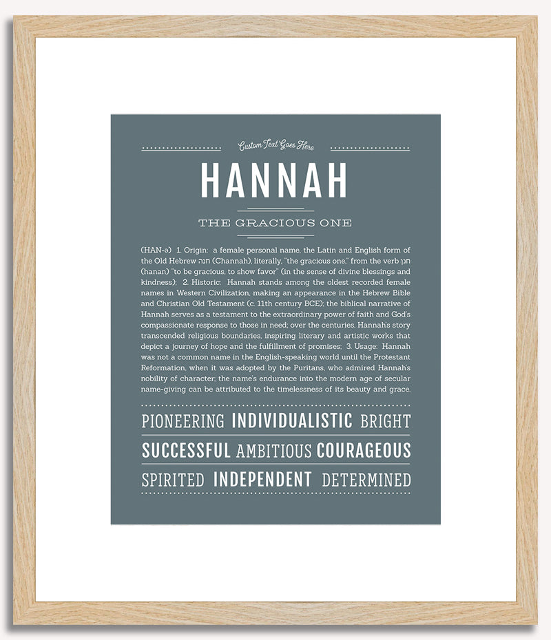 Hannah | Name Art Print