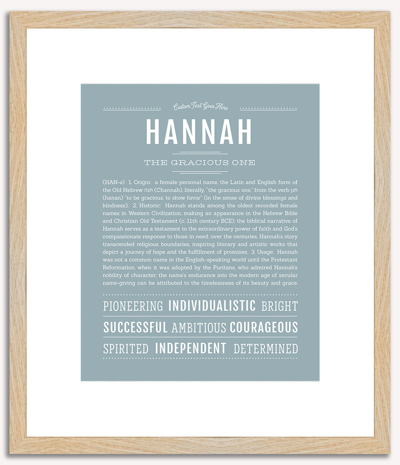 Hannah | Name Art Print