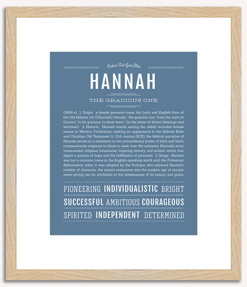 Hannah | Name Art Print