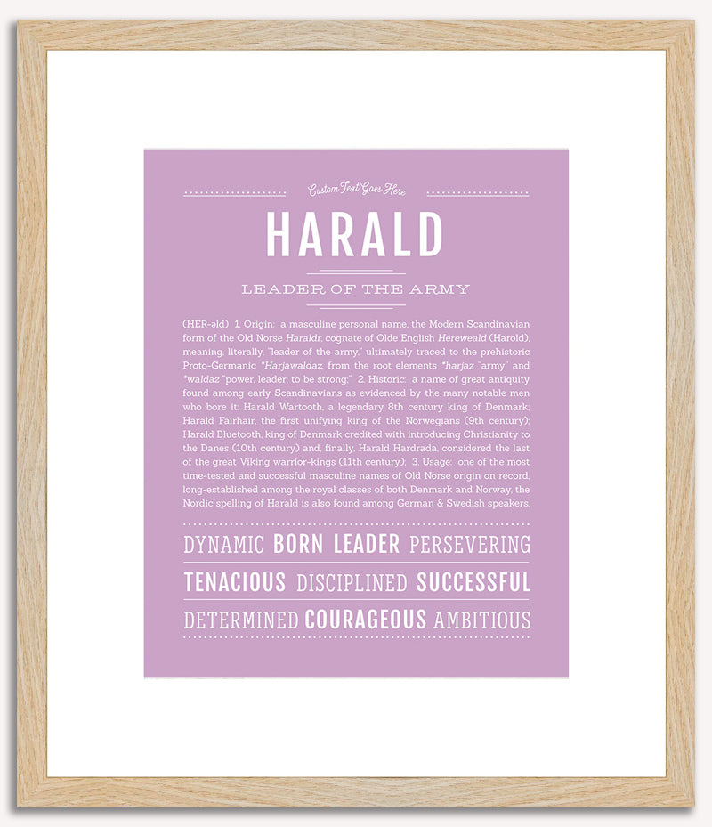 Harald | Name Art Print