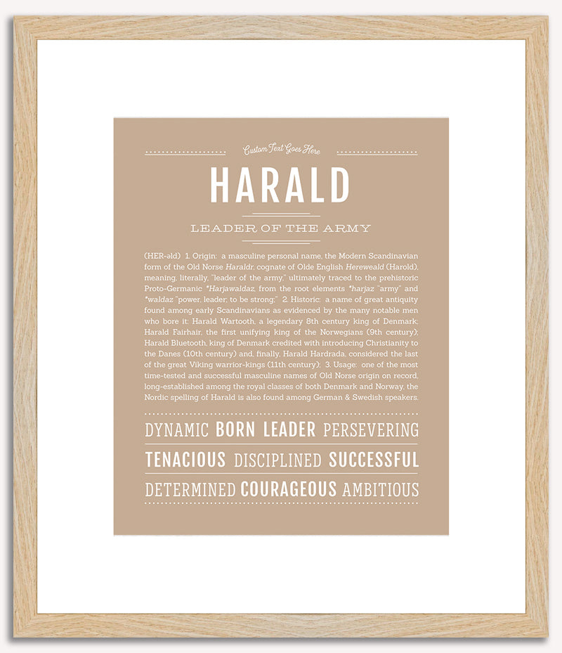 Harald | Name Art Print