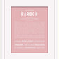 Frame Options | Dusty Rose | White Frame, Matted