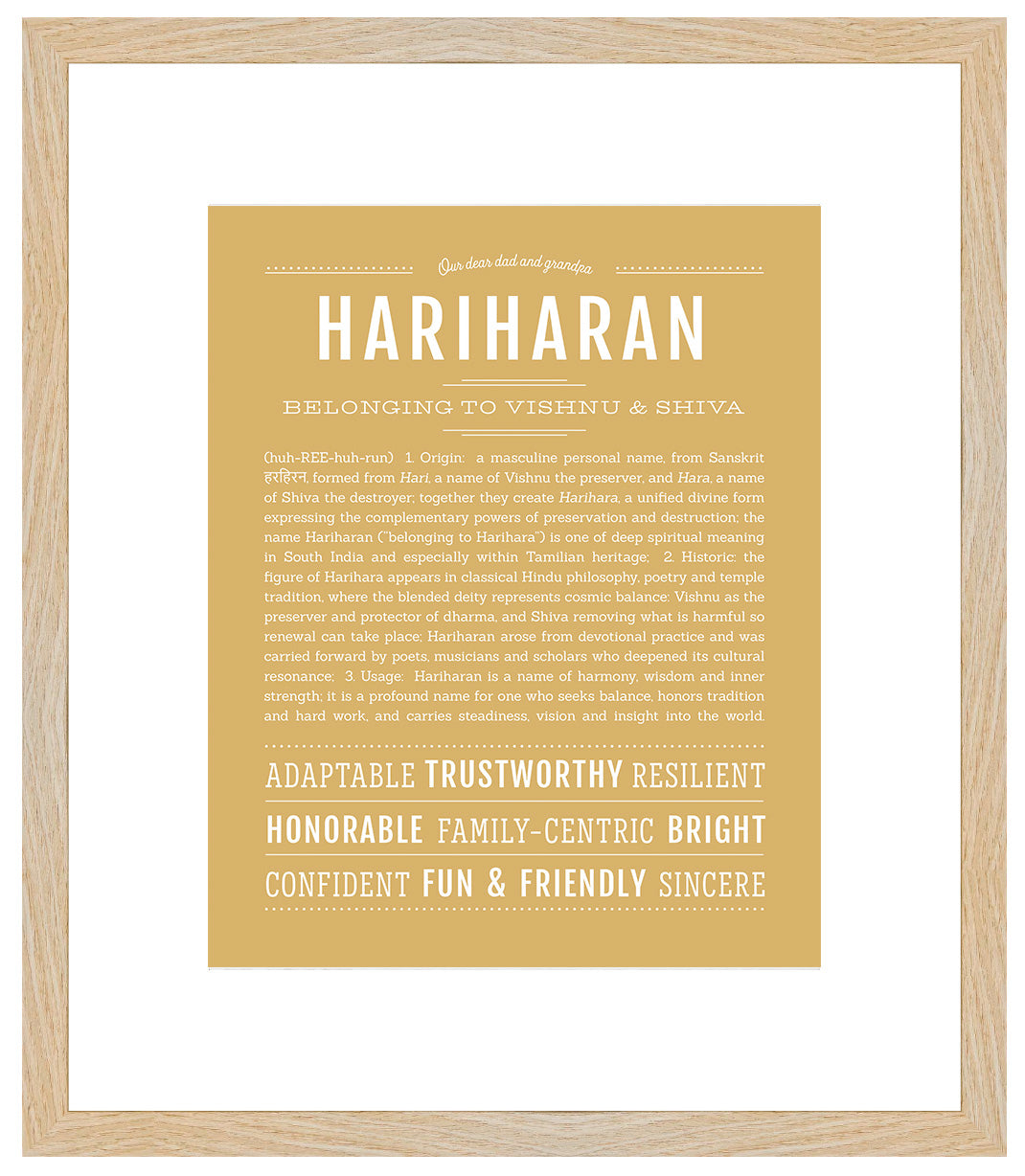 Frame Options | Matte Gold | Maple Frame, Matted