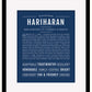 Frame Options | Midnight Blue | Black Frame, Matted