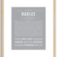 Harlee | Name Art Print