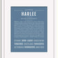 Frame Options | Steele Blue | White Frame, Matted