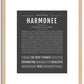 Harmonee | Name Art Print