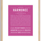 Harmonee | Name Art Print