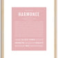 Harmonee | Name Art Print