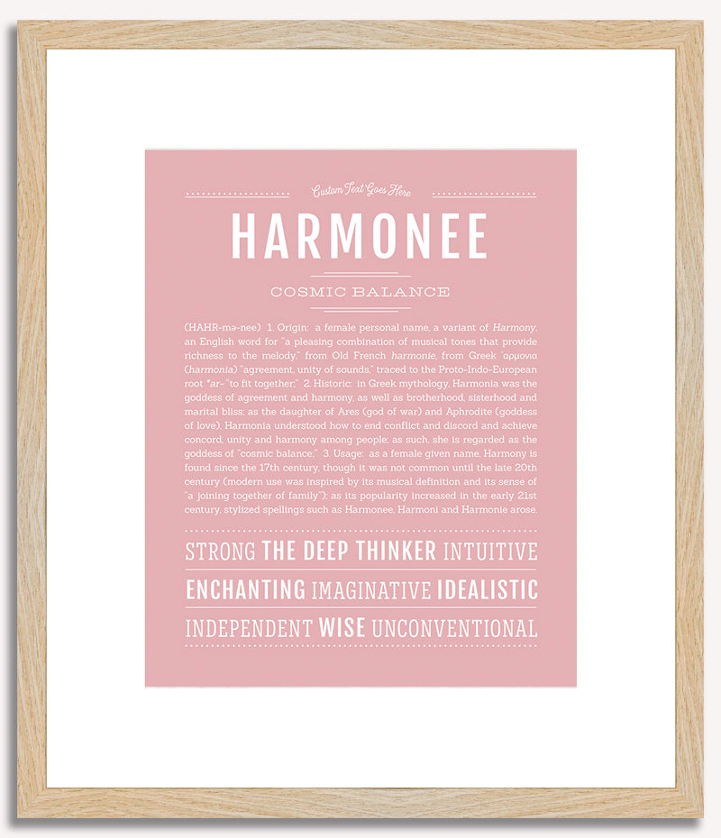 Harmonee | Name Art Print