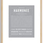 Harmonee | Name Art Print