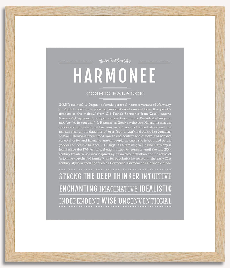 Harmonee | Name Art Print