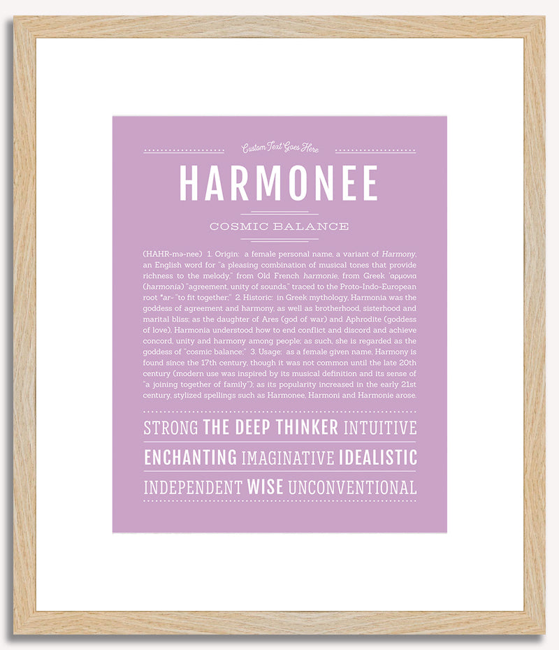 Harmonee | Name Art Print