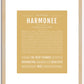 Harmonee | Name Art Print