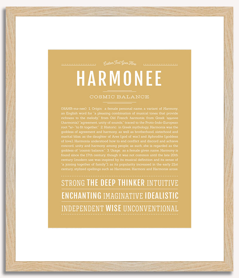 Harmonee | Name Art Print