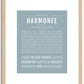 Harmonee | Name Art Print