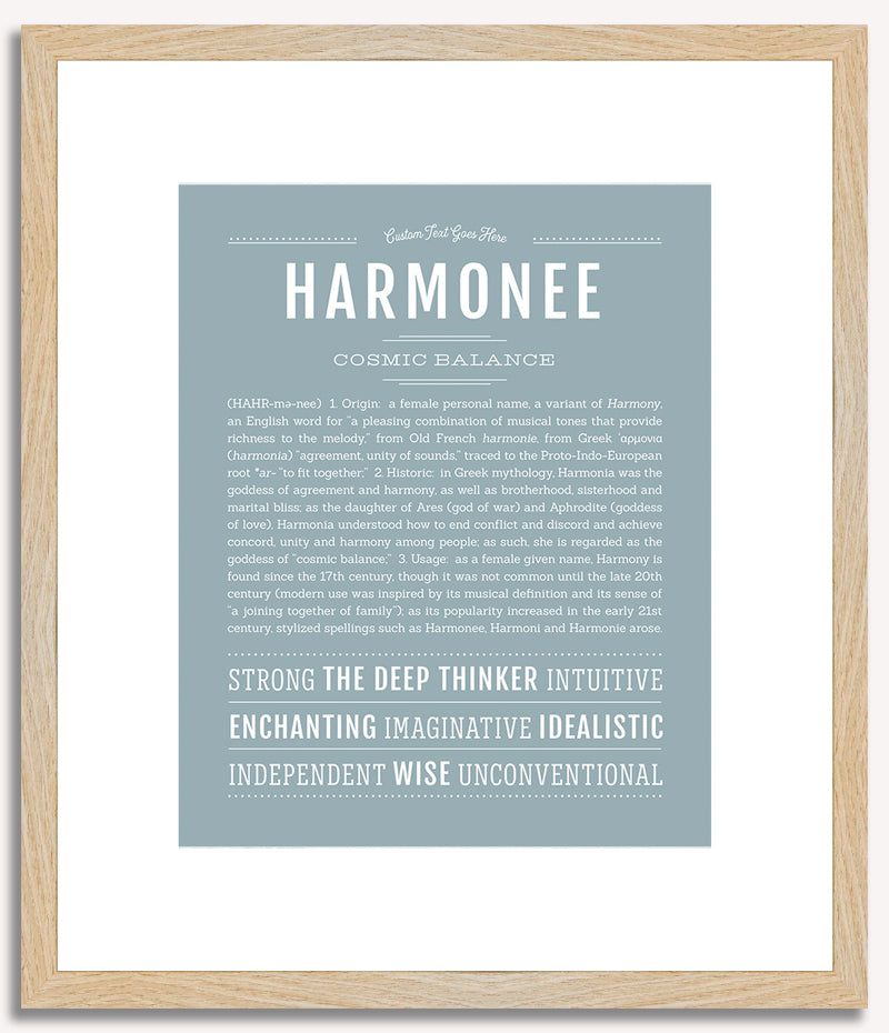 Harmonee | Name Art Print