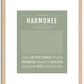 Harmonee | Name Art Print