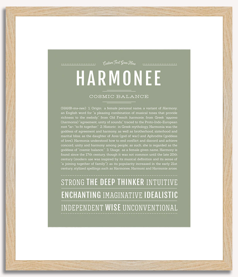 Harmonee | Name Art Print