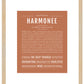 Harmonee | Name Art Print