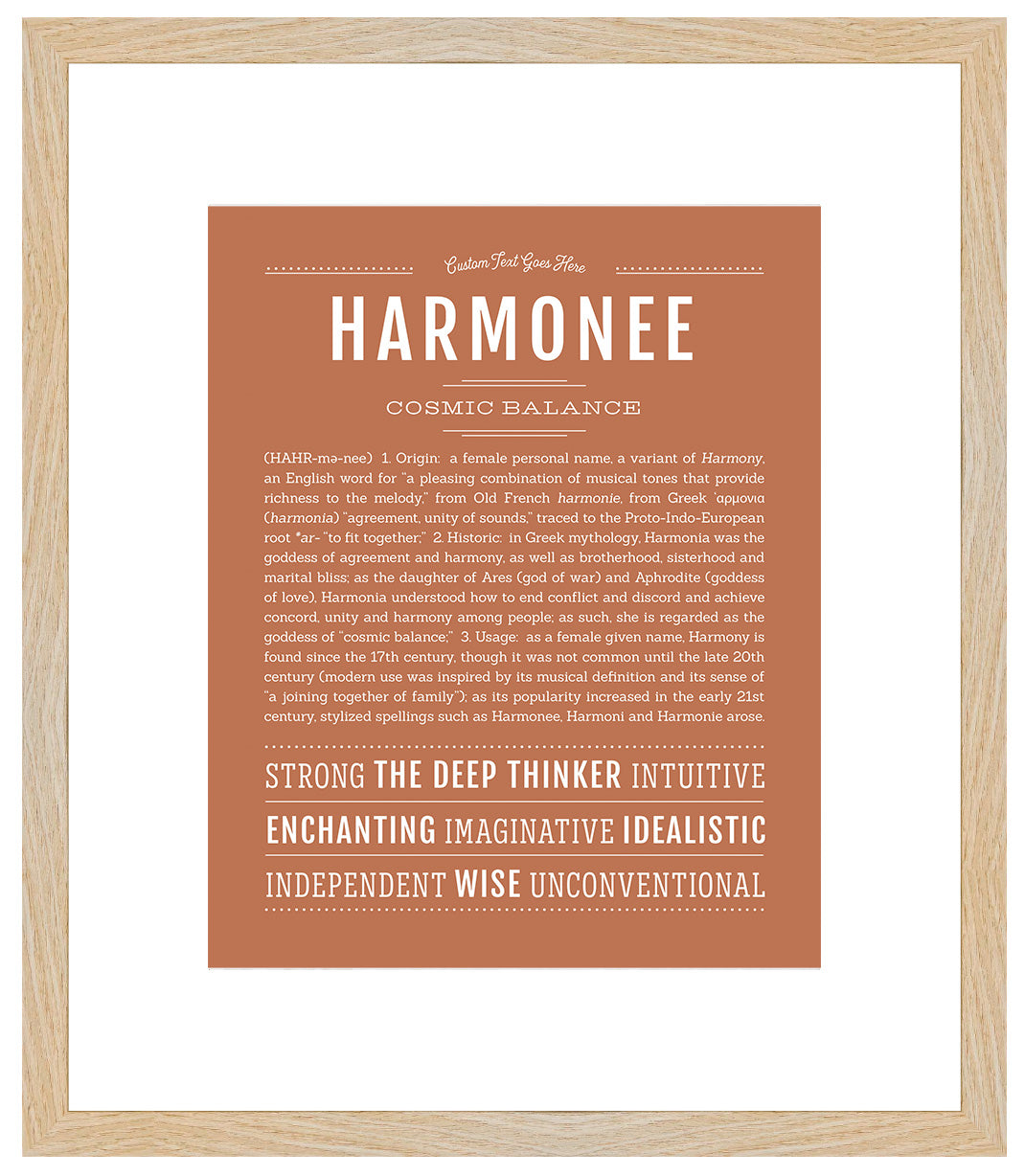 Harmonee | Name Art Print