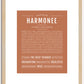 Harmonee | Name Art Print