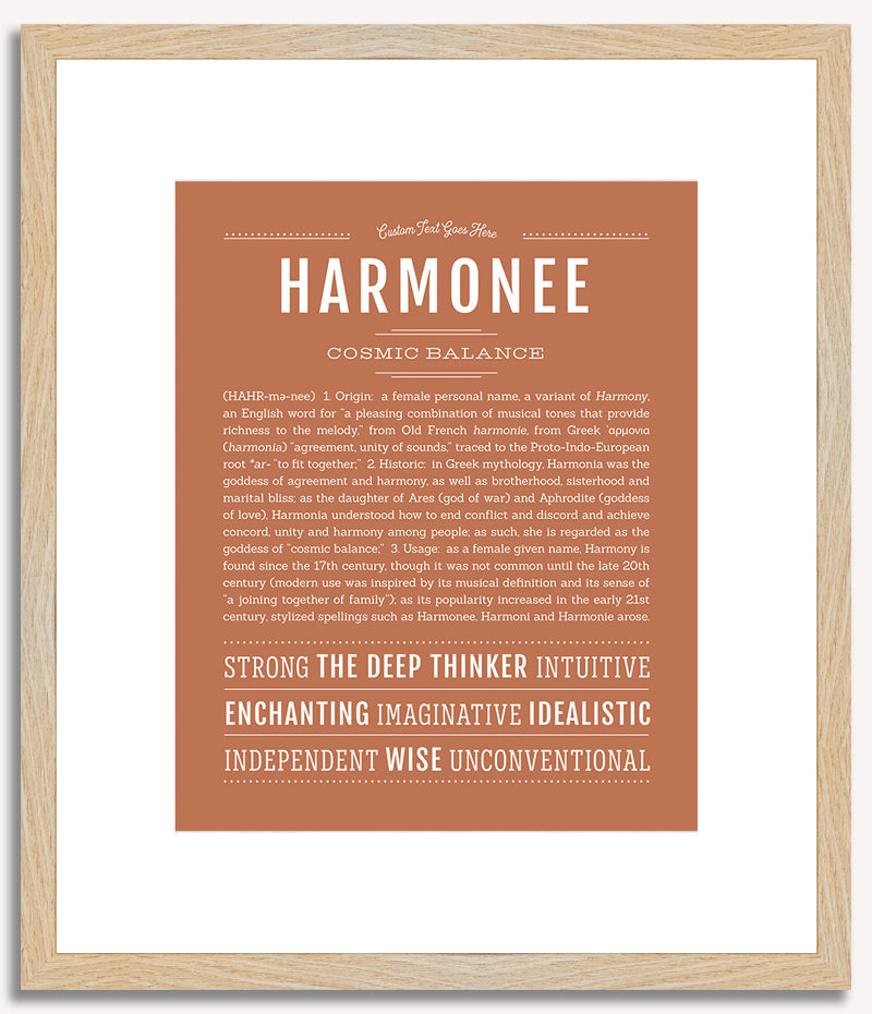 Harmonee | Name Art Print