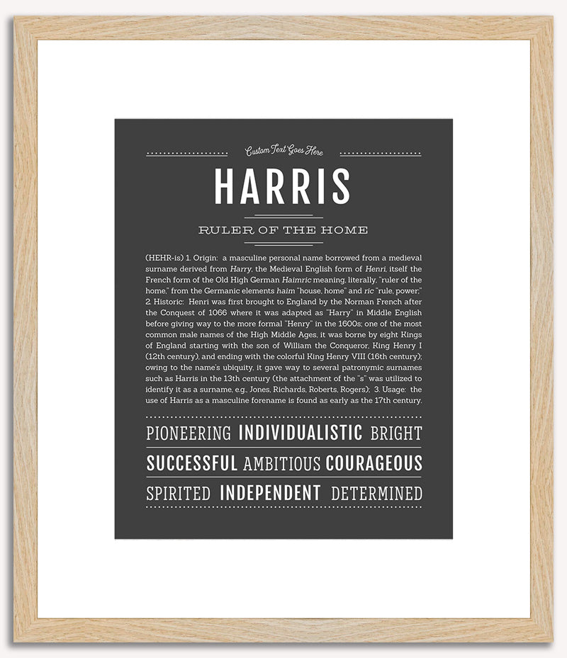 Harris | Name Art Print