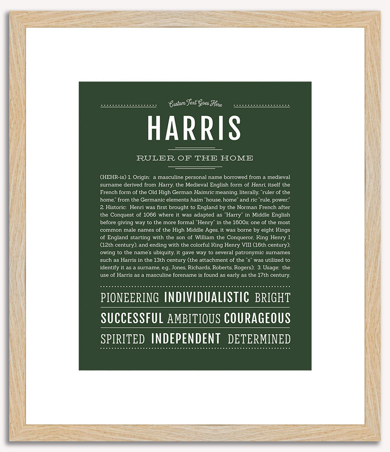 Harris | Name Art Print