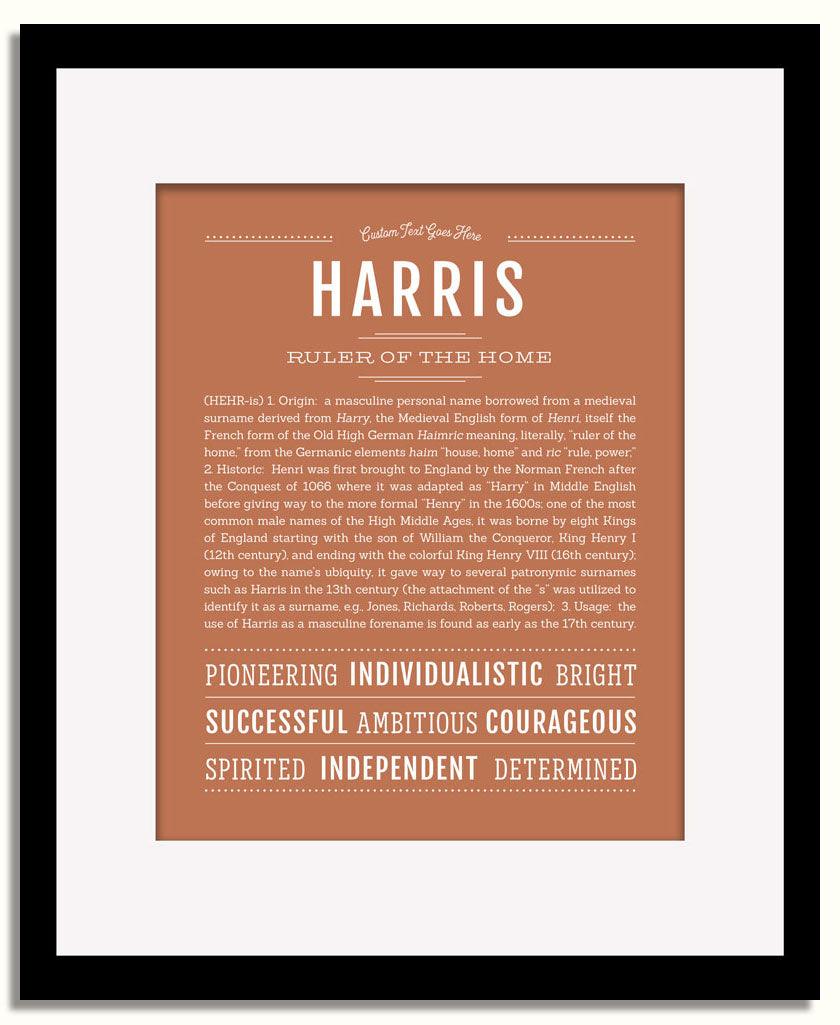 Frame Options | Terra Cotta | Black Frame, Matted