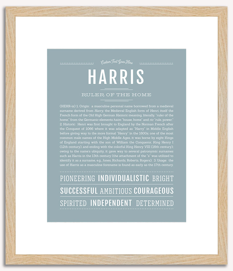 Harris | Name Art Print