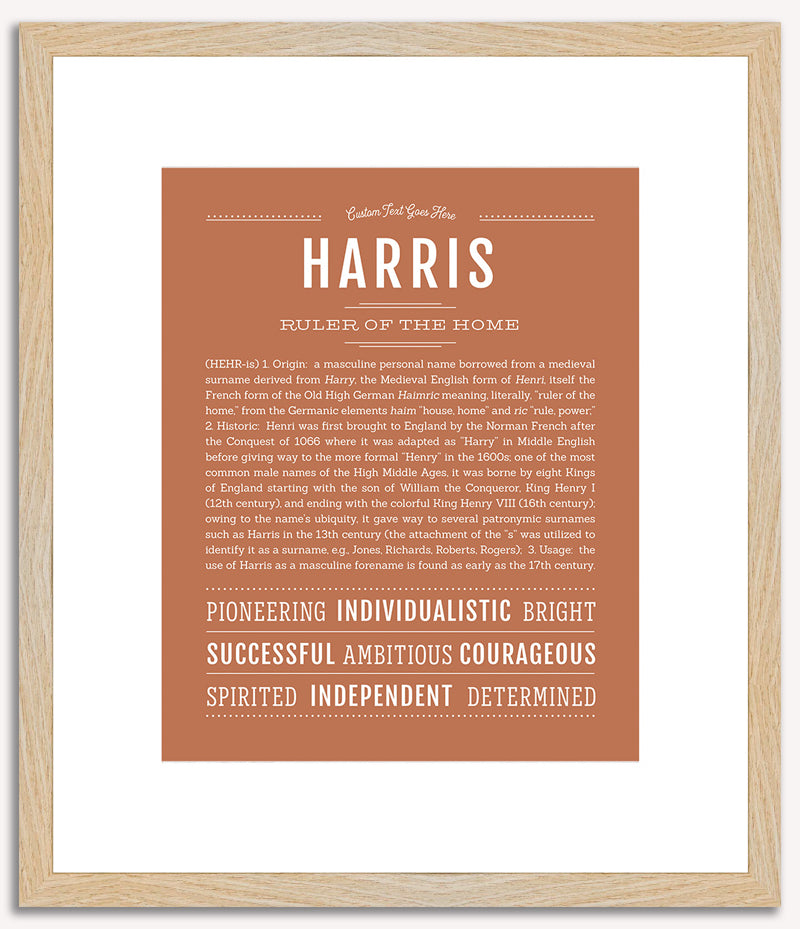 Harris | Name Art Print