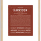 Harrison | Name Art Print