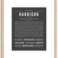 Harrison | Name Art Print