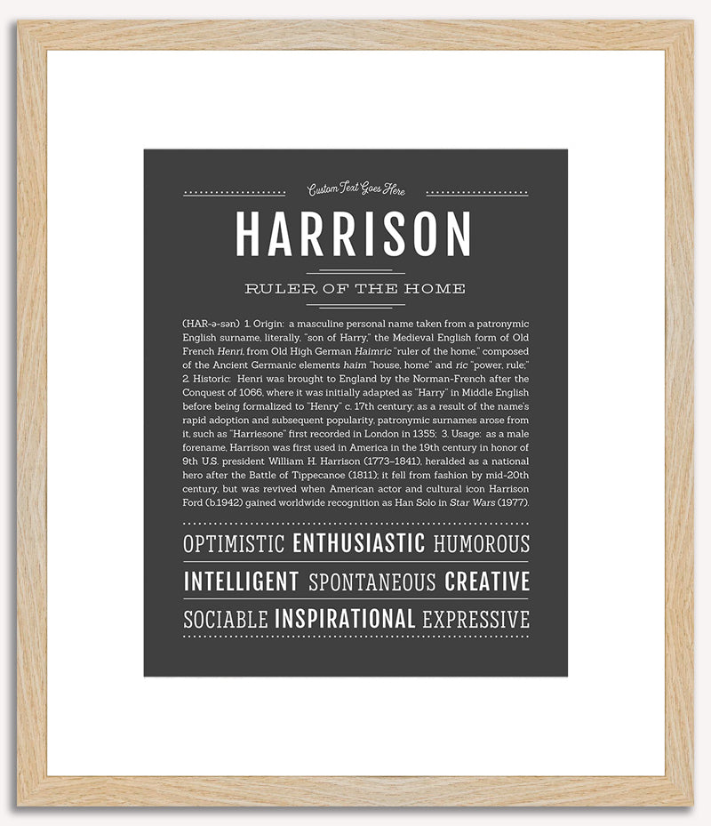 Harrison | Name Art Print