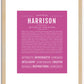 Harrison | Name Art Print