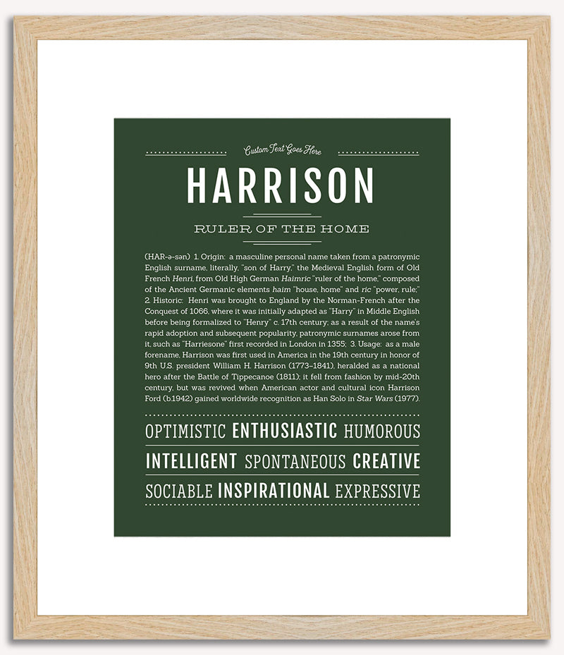 Harrison | Name Art Print