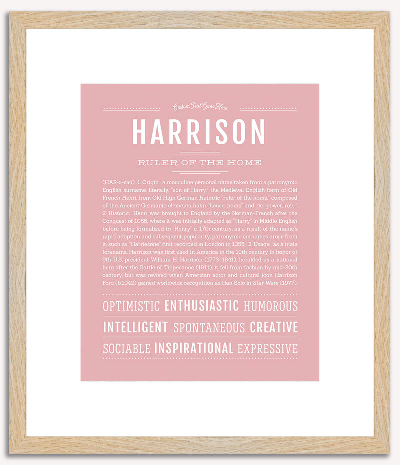 Harrison | Name Art Print