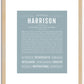 Harrison | Name Art Print